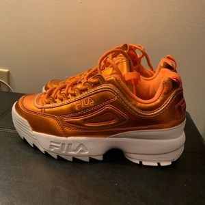 Bright Orange 🍊 Fila Shoes 👟